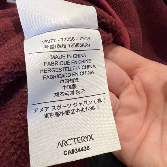 Arc’teryx Covert Cardigan Fleece size small - Picture 5 of 5